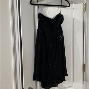 Express sequined dress with sheer overlay size 6